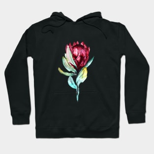 Purple protea flower Hoodie